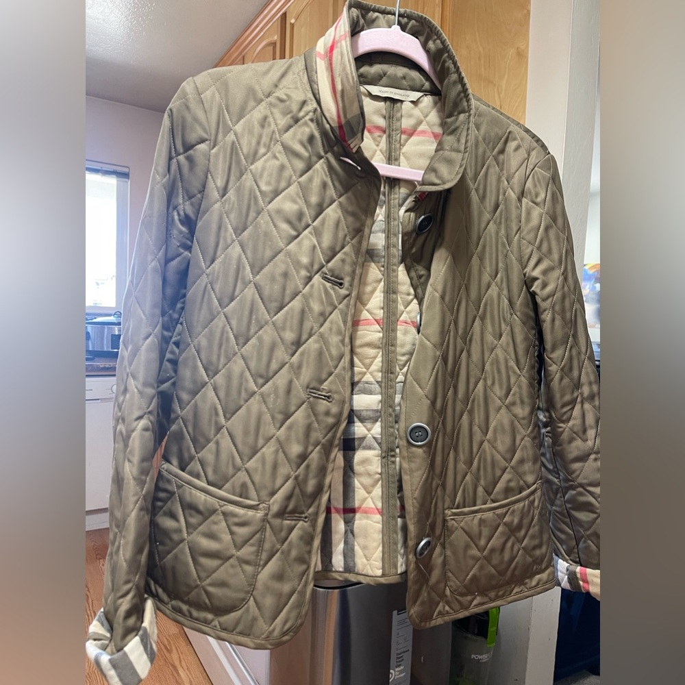 Women's Burberry jacket a must-have for any fashion-forward.